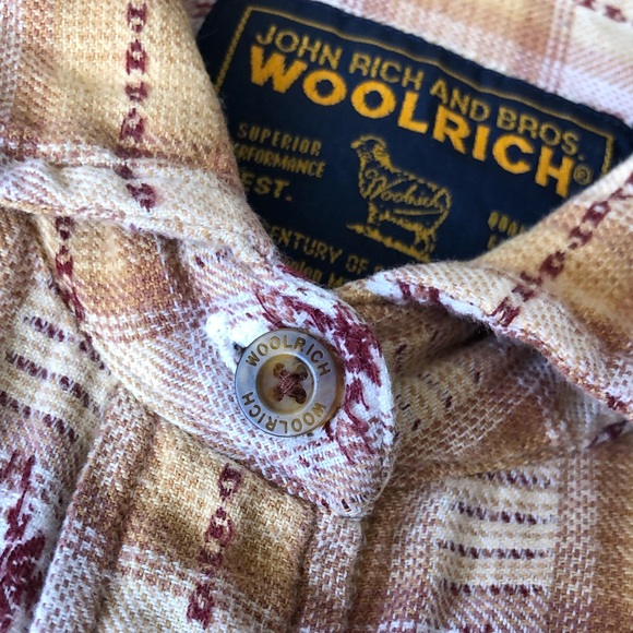 Woolrich John Rich and Bros Vintage Button Down 100% Cotton Shirt, Large - Picture 7 of 9